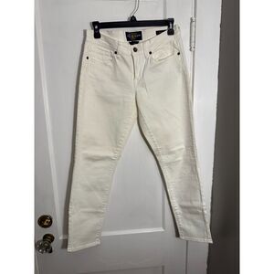 Lucky Brand White Sofia Capri Cropped Jeans Pants